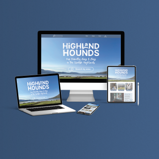 Responsive web design - pet business 
