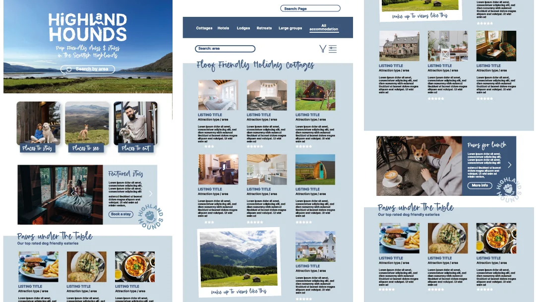 Directory website design