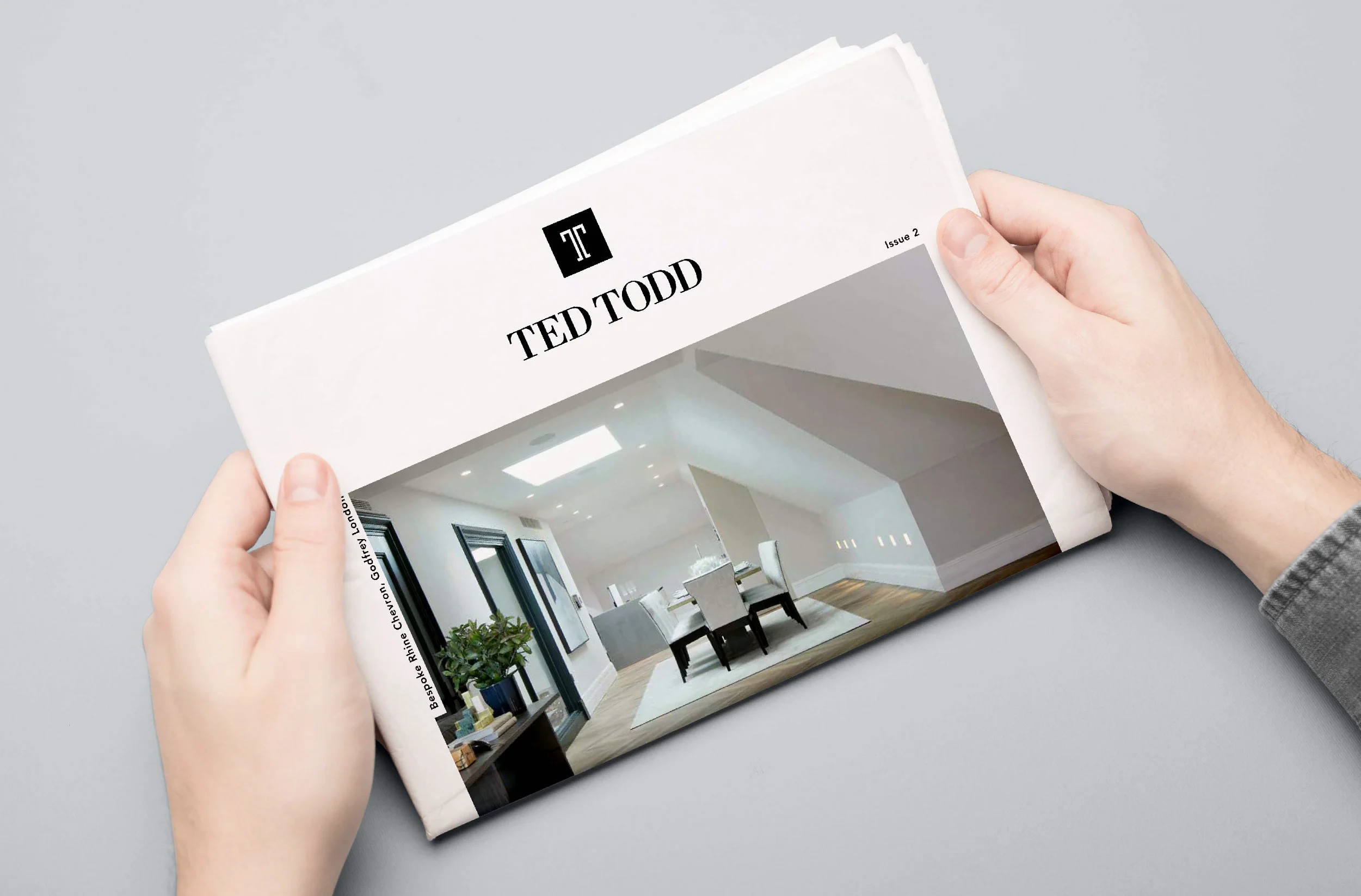 Broadsheet mailer design