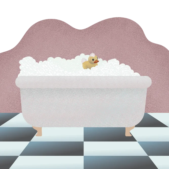 bath illustration