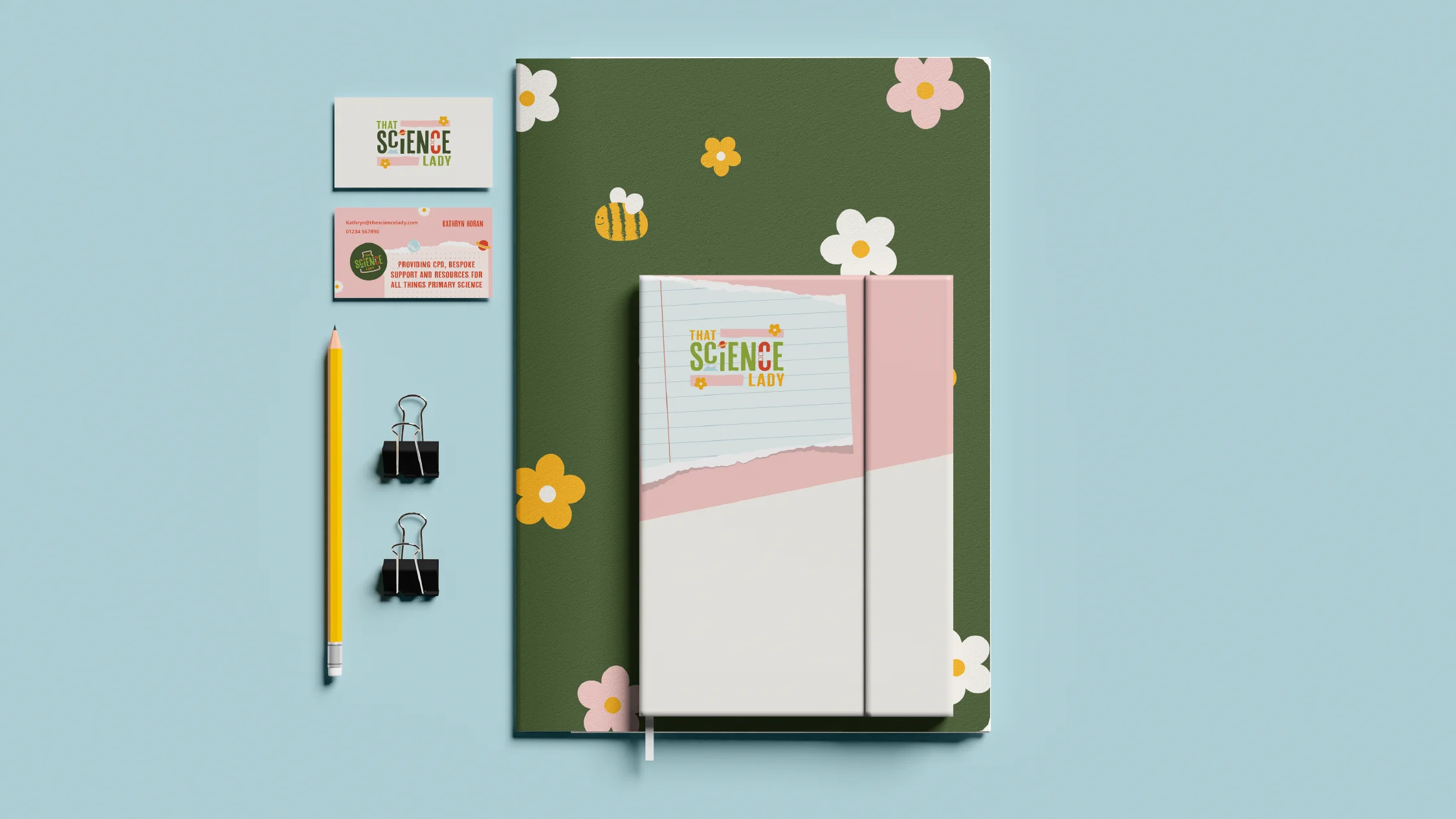 Stationery design - branded merch