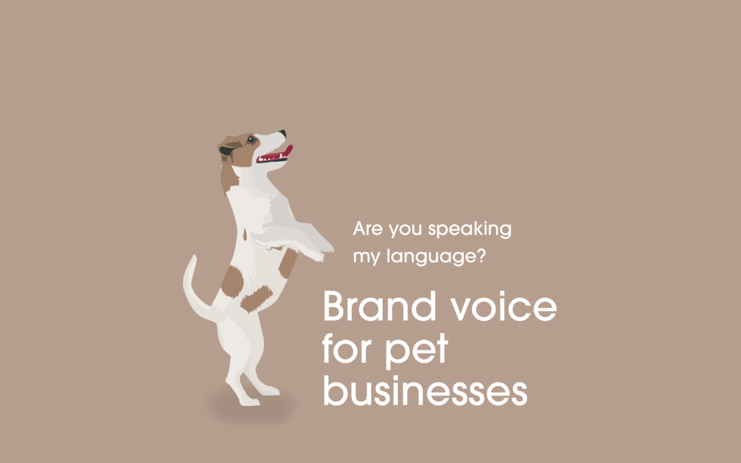 How to nail brand voice for your pet business