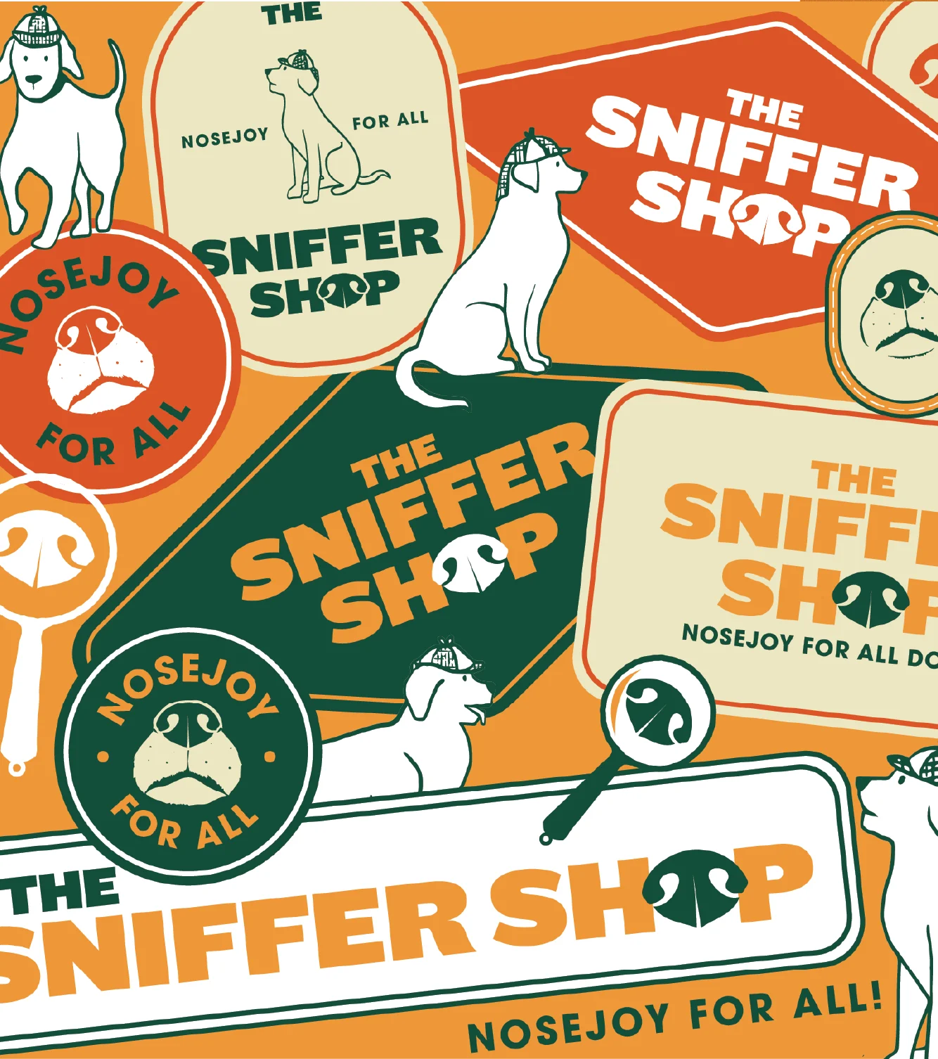 pet product brand mood board