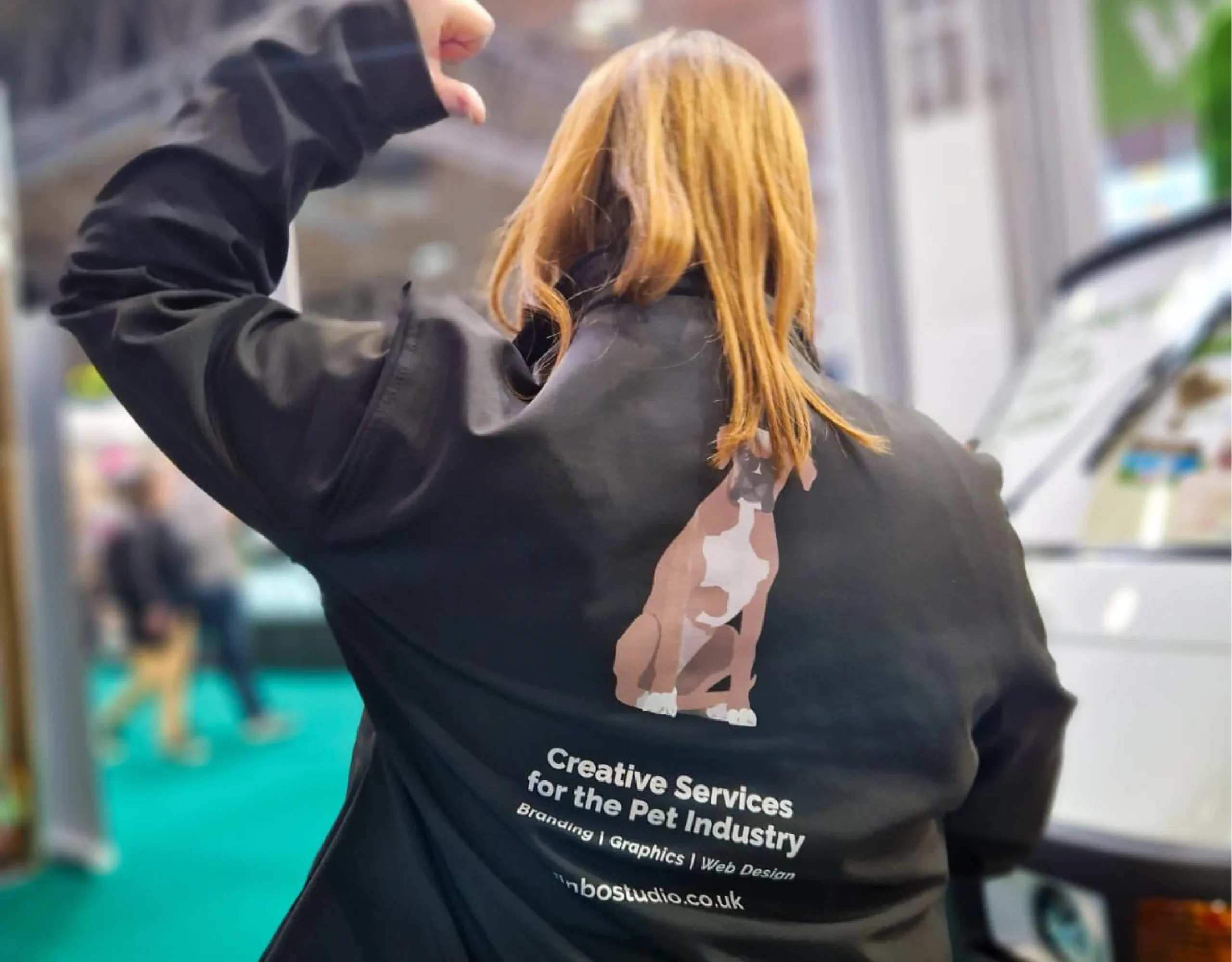 Branded clothing at pet events