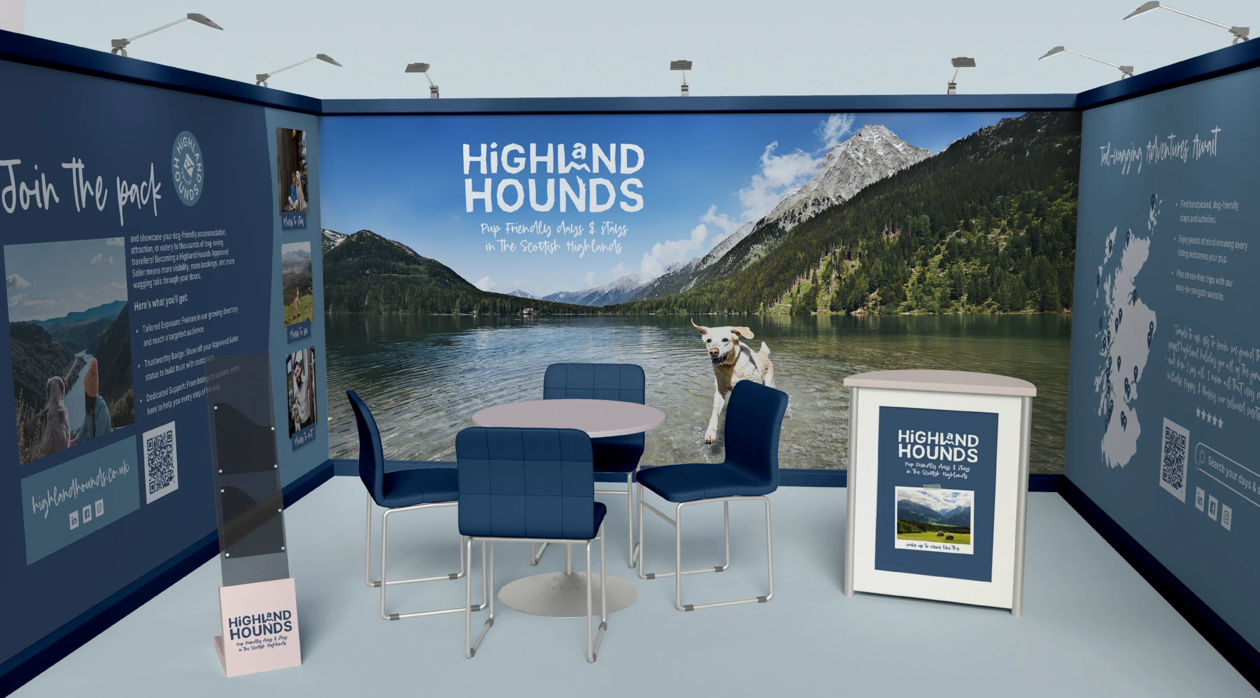 Pet trade show - exhibition stand design