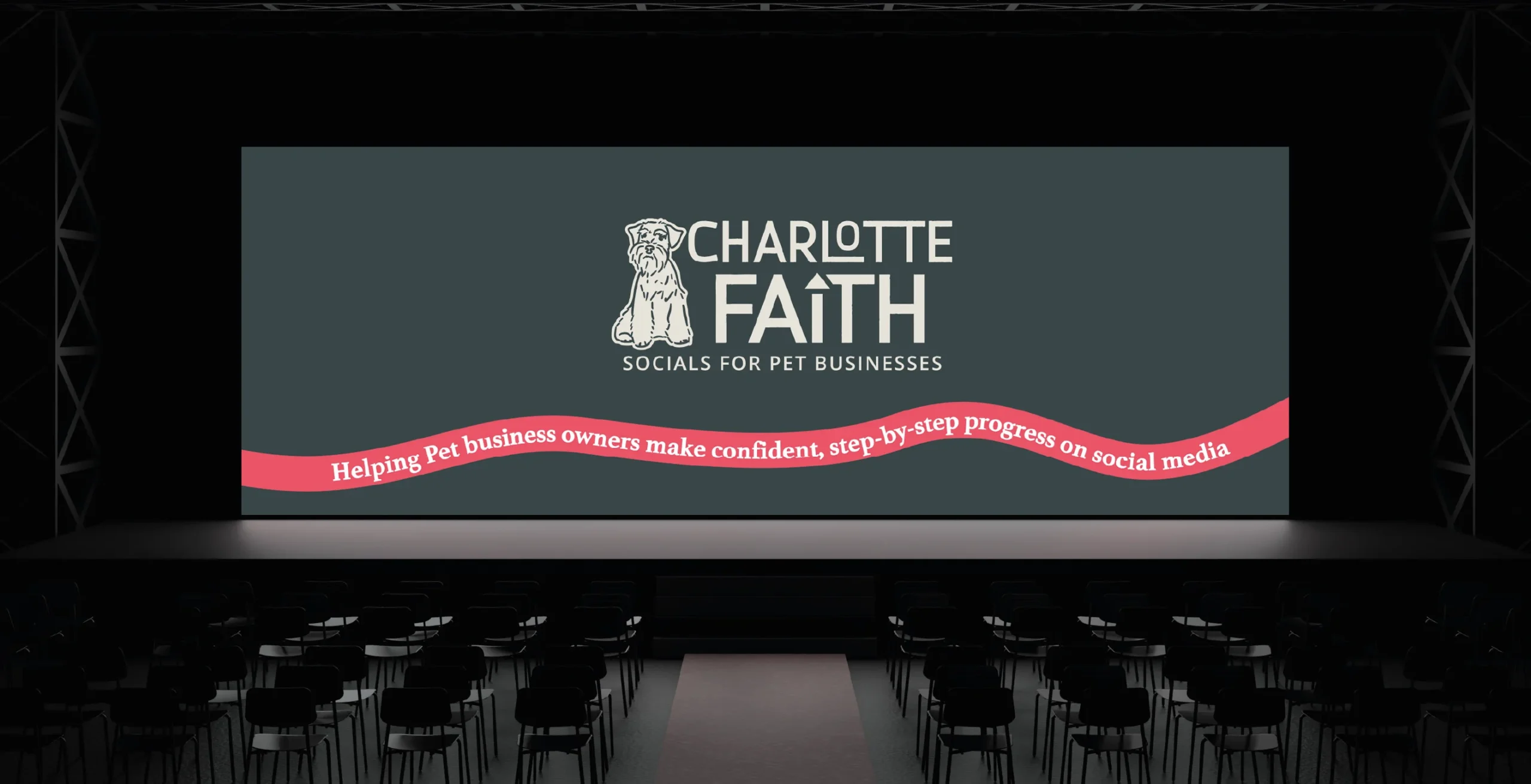 social media post design for a pet business coach