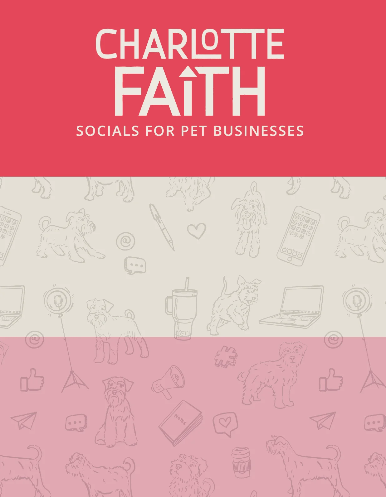 Social media post design for pet store