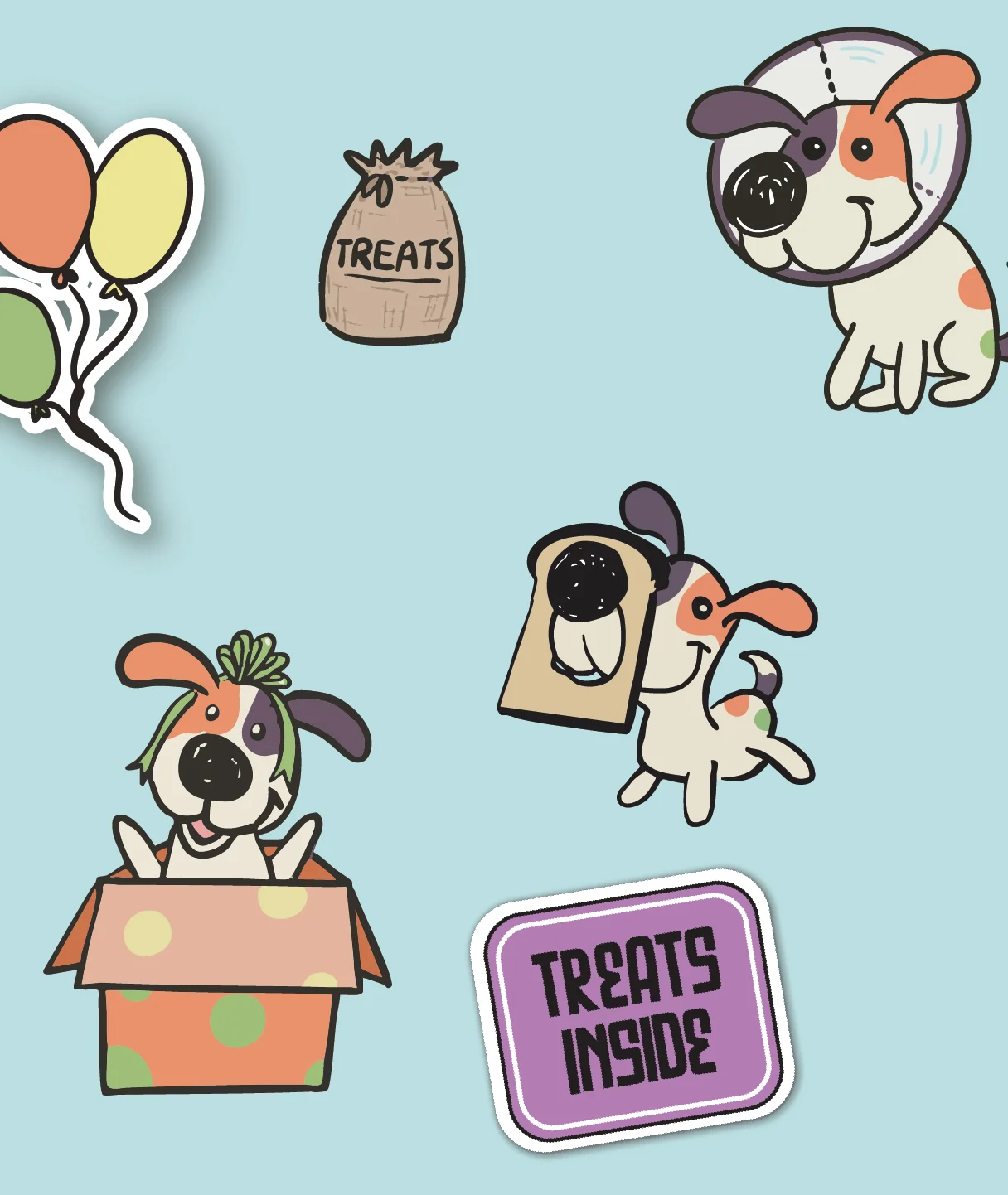 rebranding a pet gifting company illustrations 1