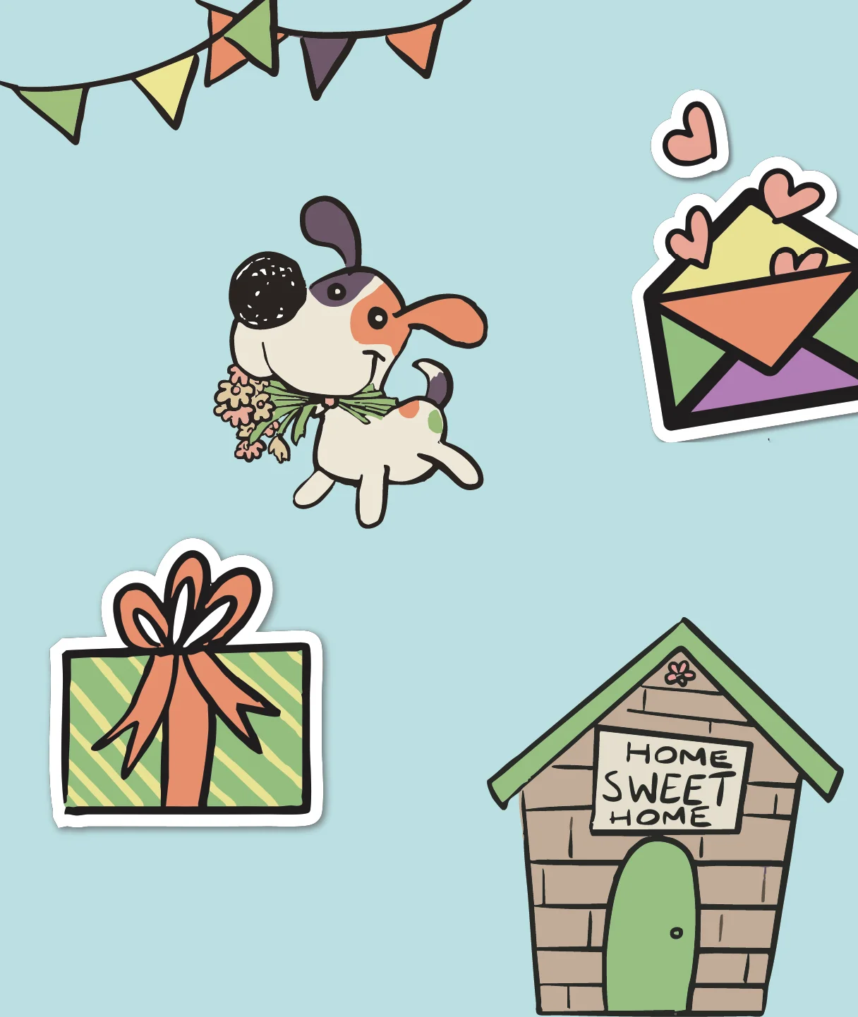rebranding a pet gifting company illustrations 3