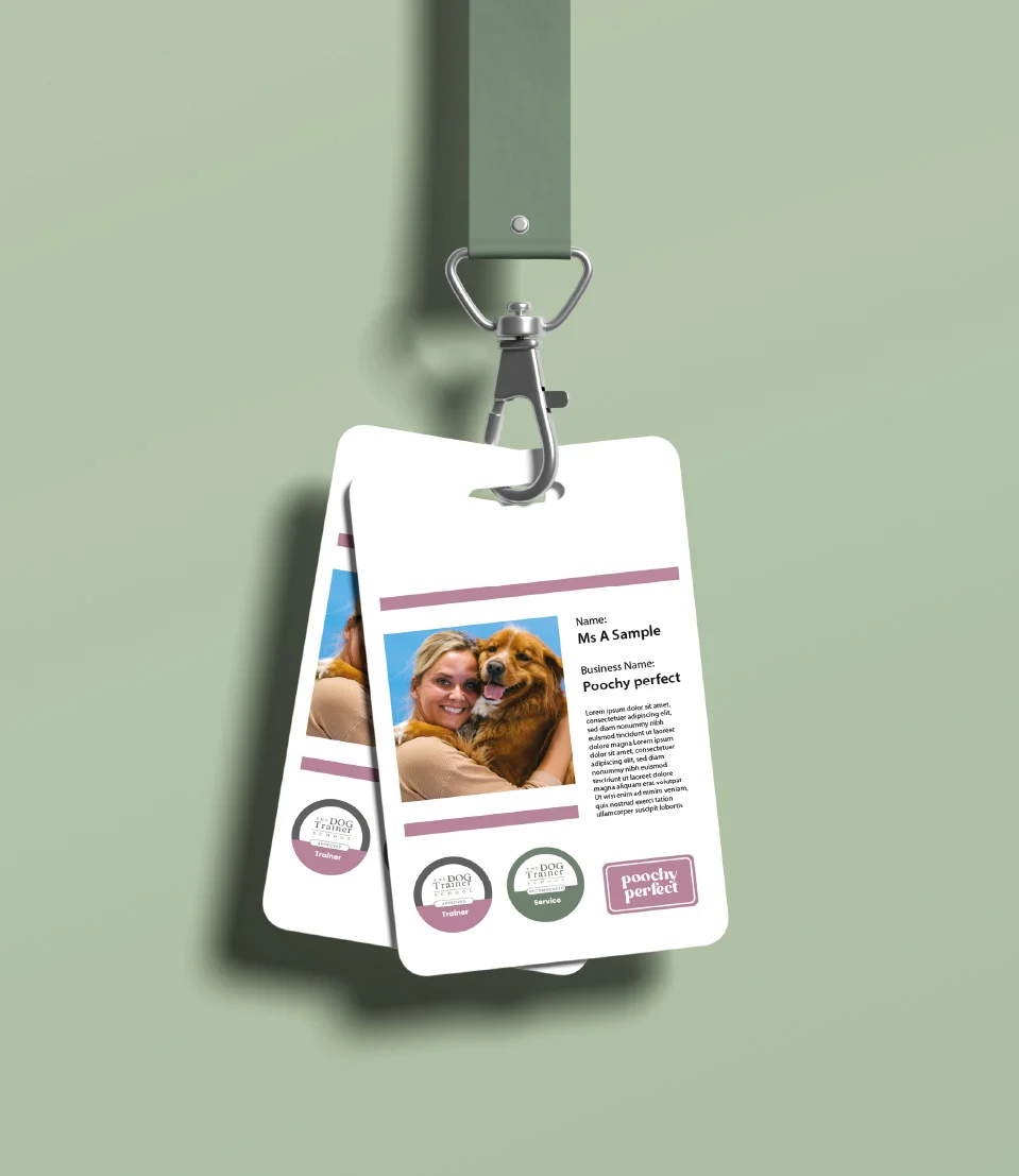 illustrated dog groomer products brand - tissue design